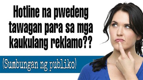 sumbungan ng bayan hotline number|Contact Us .